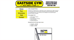 Desktop Screenshot of eastsidegym.com